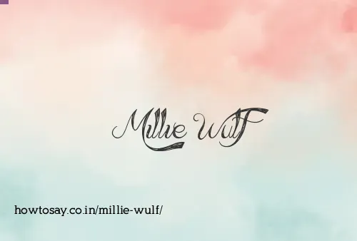 Millie Wulf