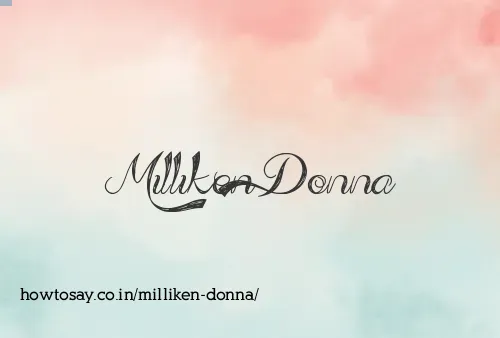 Milliken Donna