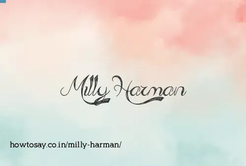 Milly Harman