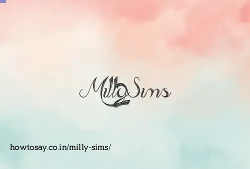 Milly Sims