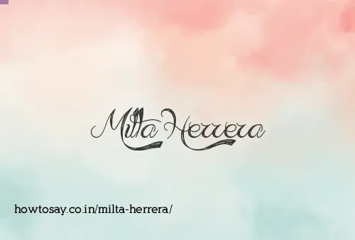 Milta Herrera