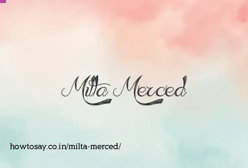 Milta Merced