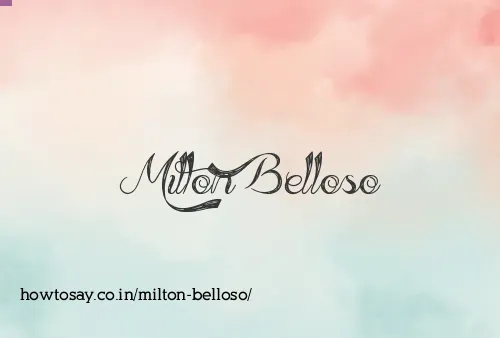 Milton Belloso