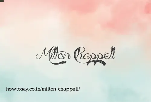Milton Chappell