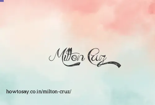 Milton Cruz
