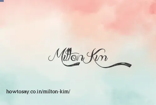 Milton Kim