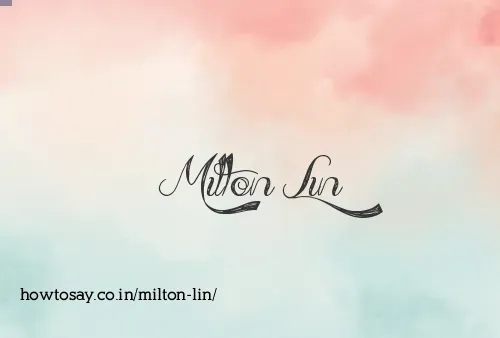 Milton Lin
