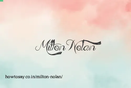 Milton Nolan