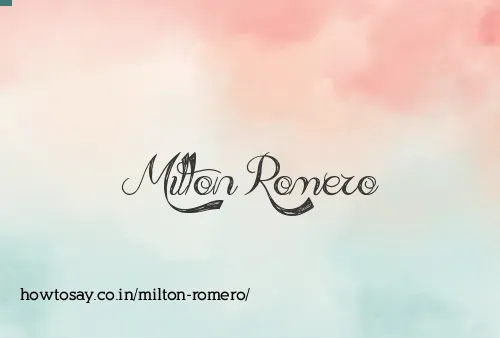Milton Romero