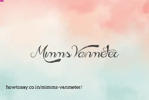 Mimms Vanmeter