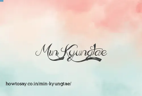 Min Kyungtae