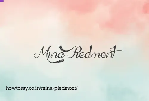 Mina Piedmont