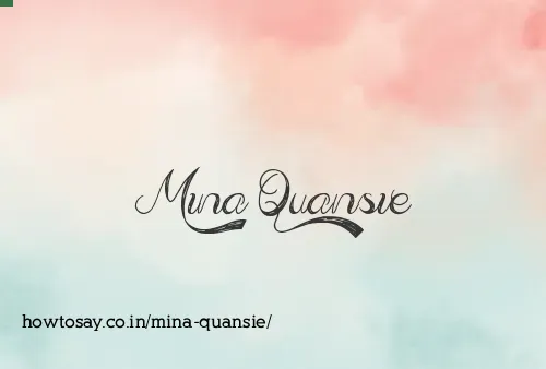 Mina Quansie