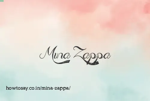 Mina Zappa