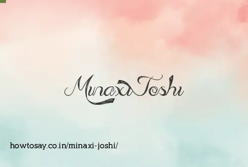Minaxi Joshi