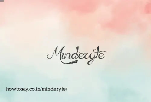 Minderyte