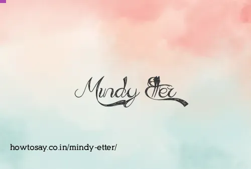 Mindy Etter