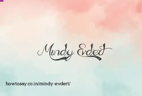 Mindy Evdert