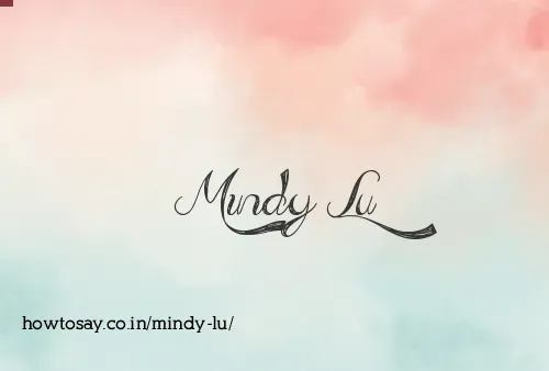 Mindy Lu