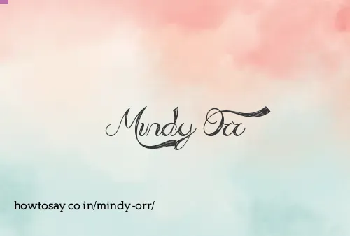 Mindy Orr