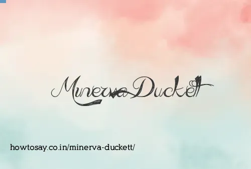 Minerva Duckett