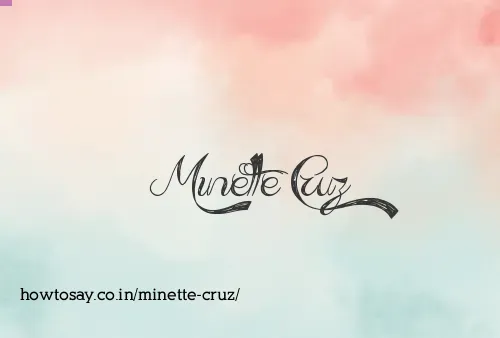 Minette Cruz