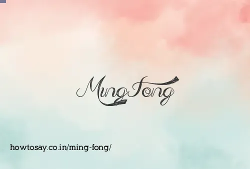 Ming Fong
