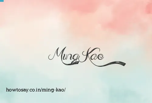 Ming Kao