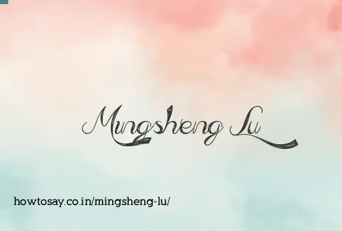 Mingsheng Lu