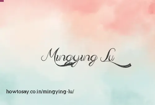 Mingying Lu