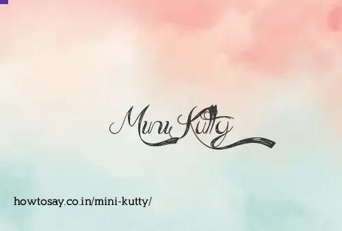 Mini Kutty