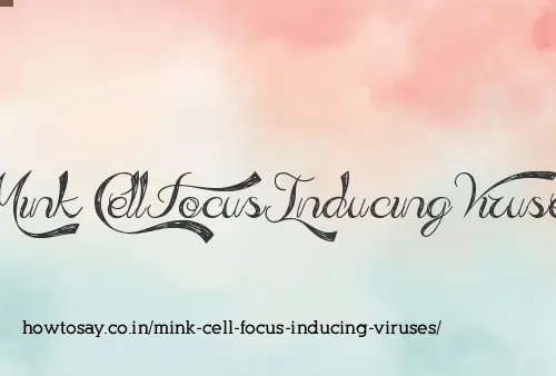 Mink Cell Focus Inducing Viruses