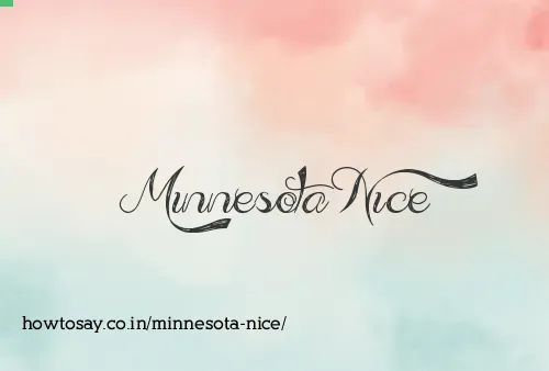 Minnesota Nice