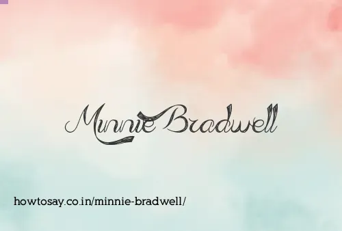 Minnie Bradwell