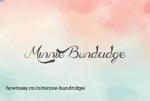 Minnie Bundridge