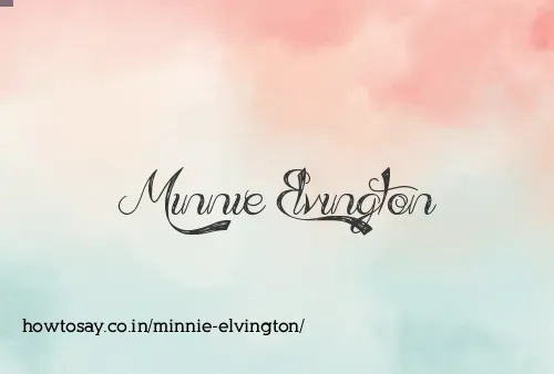 Minnie Elvington