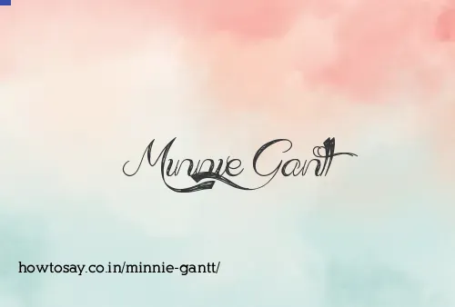 Minnie Gantt