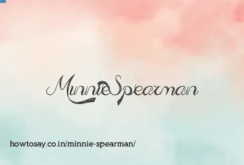 Minnie Spearman
