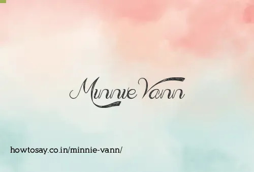 Minnie Vann