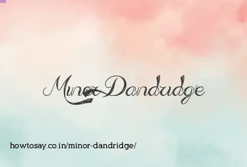 Minor Dandridge