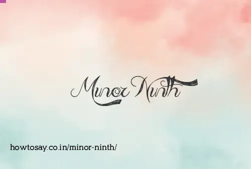Minor Ninth