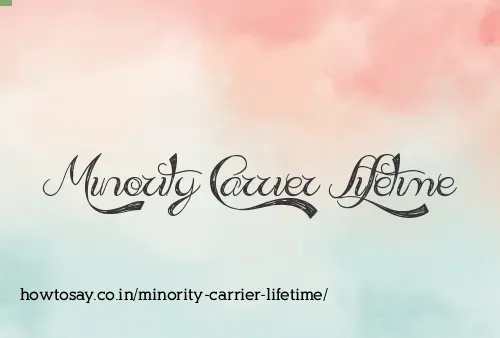 Minority Carrier Lifetime
