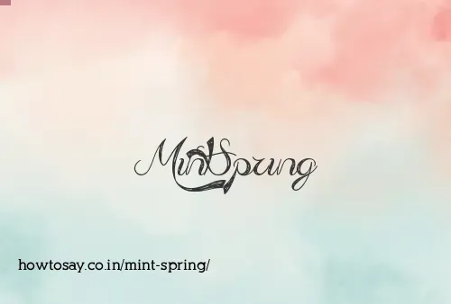 Mint Spring