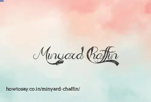 Minyard Chaffin