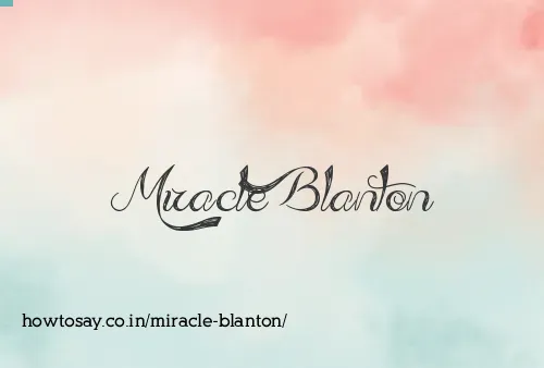 Miracle Blanton