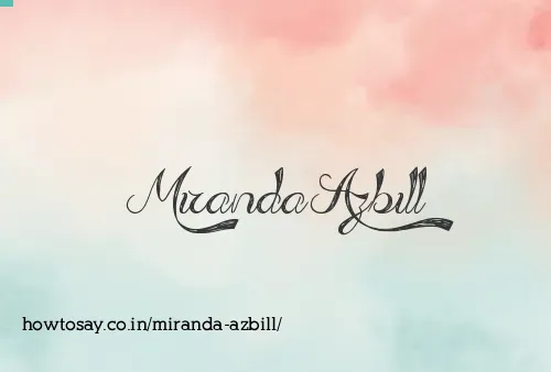 Miranda Azbill