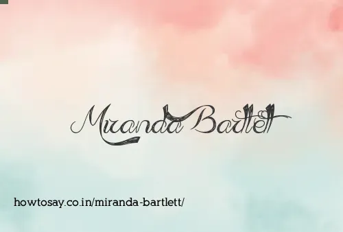 Miranda Bartlett