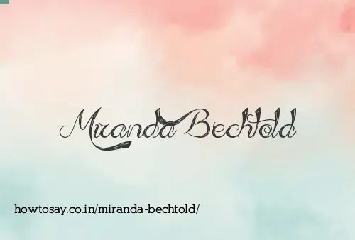 Miranda Bechtold