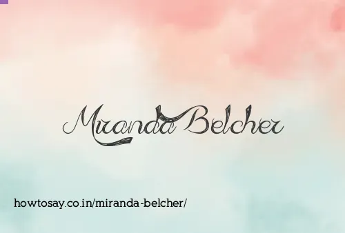 Miranda Belcher