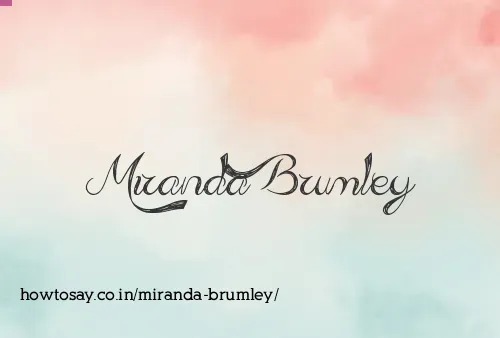 Miranda Brumley